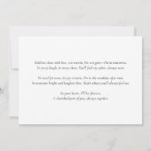 Amour & Merci Eucalyptus Funeral Photo (Dos)