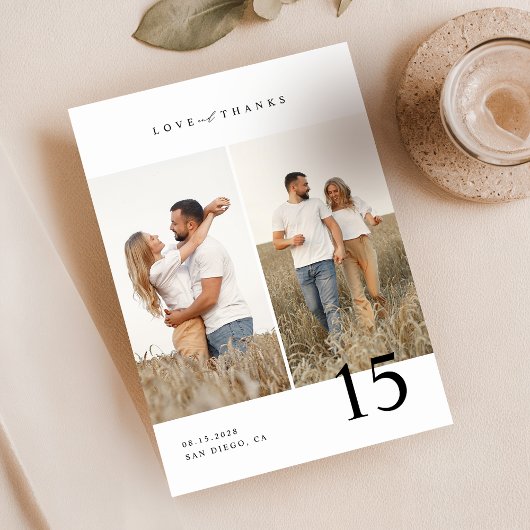 Amour & Merci | Mariage de script rustique