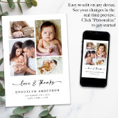 Amour & Merci | Modern Four Photo Nouveau bébé