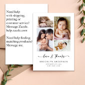 Amour & Merci | Modern Four Photo Nouveau bébé