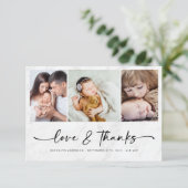 Amour & Merci Modern Four Photo Nouveau bébé (Debout devant)