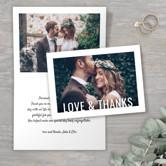 Amour & Merci Modern Simple Border 2 Mariage photo