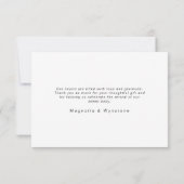 Amour & Merci | Modern Trois Photo Nouveau bébé (Dos)