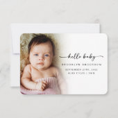 Amour & Merci | Photo Overlay Hello Baby (Devant)