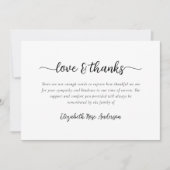 Amour & Merci Sympathy Funeral (Devant)