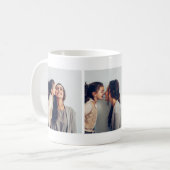 Amour Mère Fille Photo Collage Mug (Devant gauche)