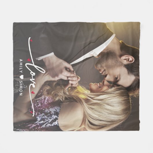 Amour moderne customisé minimum 1 couverture photo (Devant (Horizontal))