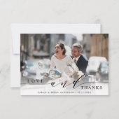 Amour moderne et merci Mariage 2 Photo (Devant)