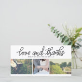 Amour Moderne Et Merci Mariage Trois Photo Collage (Debout devant)