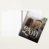 Amour Moderne Mariage personnalisé 2 Photos Couple (Devant avec enveloppe)