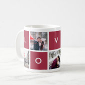 Amour moderne | Photo Collage Mug (Devant gauche)