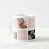 Amour moderne | Photo Collage Mug (Devant gauche)