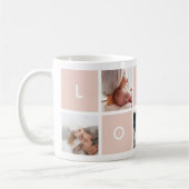 Amour moderne | Photo Collage Mug (Gauche)