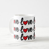 Amour moderne Répéter la Mug Motif (Devant gauche)