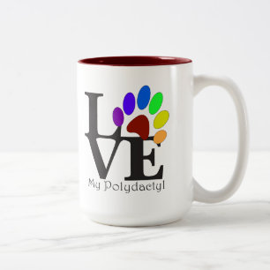 AMOUR Mon Polydactyl 15 oz Mug