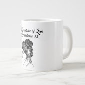 Amour -mug tasse de café géant (Devant droit)