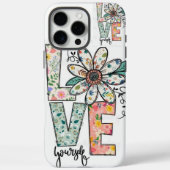 AMOUR MULTY FLEURS iPhone / coque ipad (Verso)