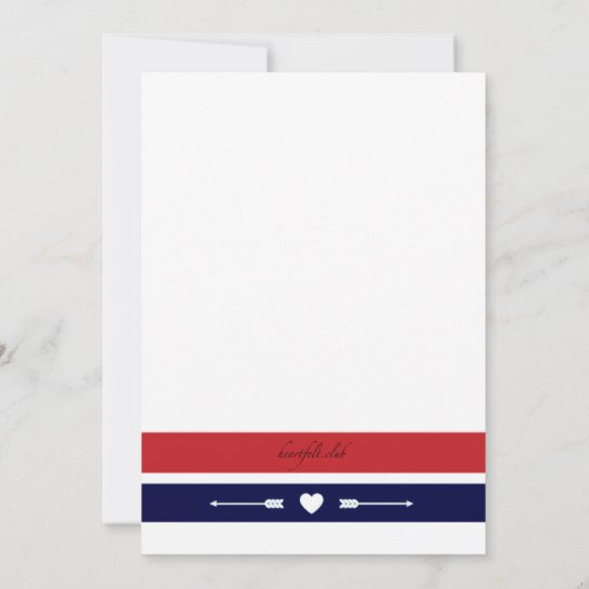 Amour Nautique 2 Invitation (Dos)