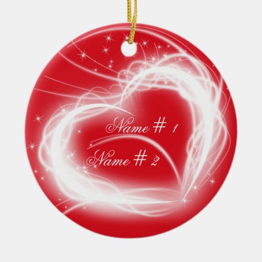 Amour ornement de Noël (Devant)