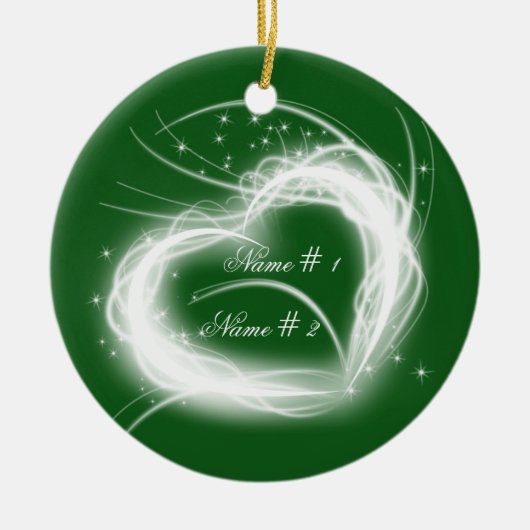 Amour ornement de Noël (Devant)