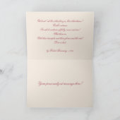 Amour parmi les ruines Carte de Saint Valentin pré (Intérieur)