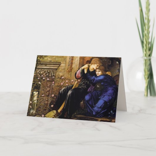 Amour parmi les ruines Carte de Saint Valentin pré (Devant)