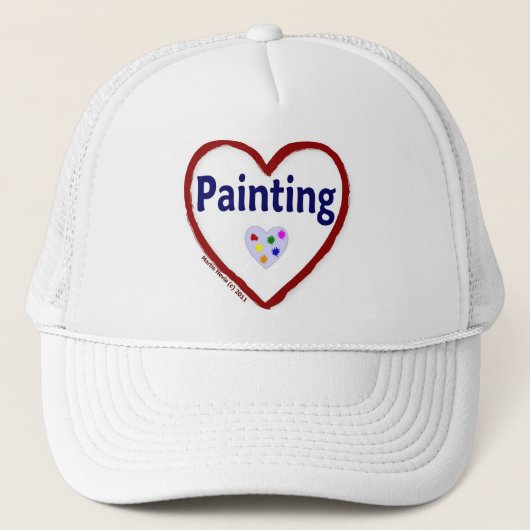 Amour : Peinture - Casquette (Devant)