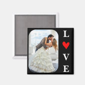 Amour Personnalisé Image Magnet (Recto/Verso)