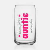 Amour personnalisé Vous Tante Nom de la tante (Recto)