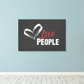 Amour Personnes Enveloppé Toile (Insitu (Plancher de Bois))