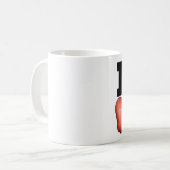 AMOUR Pomme Coeur Pomme Mug (Devant gauche)