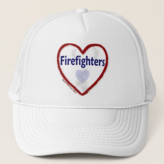 Amour : Pompiers - Casquette (Devant)