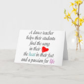 Amour pour apprendre à danser Carte pour notes(s) (Fleur jaune)