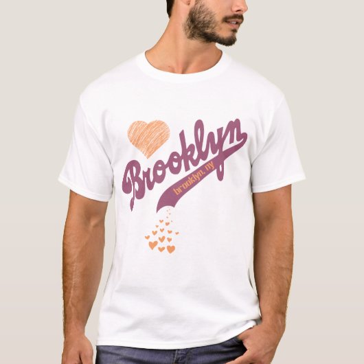 Amour pour le T-shirt de Brooklyn (Devant)