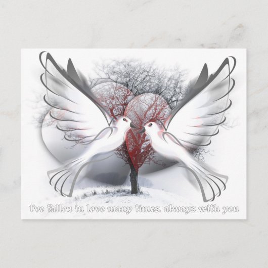 Amour pour toujours carte cadeau de Saint Valentin (Devant)