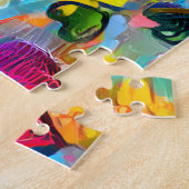 Amour | Puzzle Abstrait coloré (Côté)