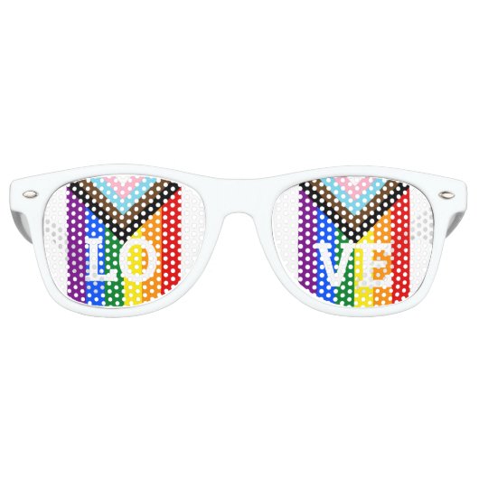 AMOUR Rainbow pride Shades /Fun Party Lunettes de  (Devant)