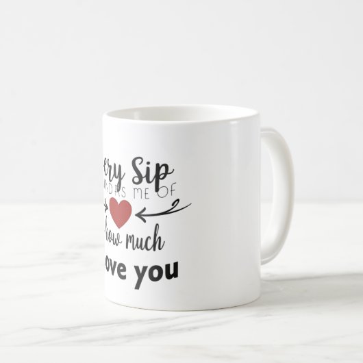 Amour Rappel Mug (Devant droit)