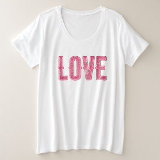 Amour rétro - Typographie Vintage en rose