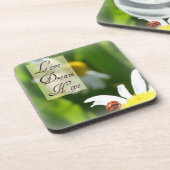 Amour, rêve, ensemble de dessous de verre de (Côté gauche)