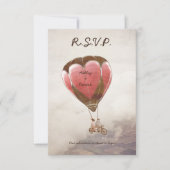 Amour RÊVE Mariage RSVP Invitation RSVP (Devant)