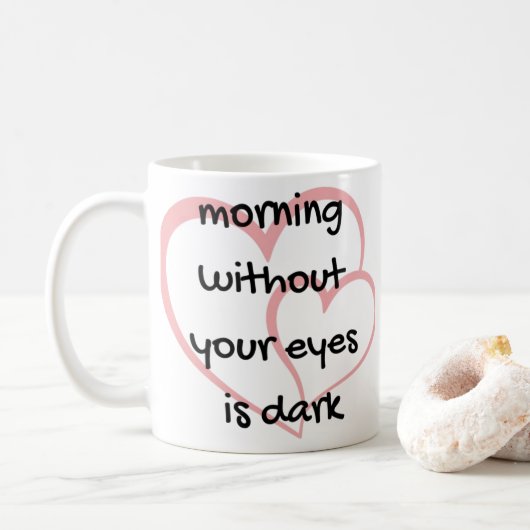 amour romantique tasse (Avec donut)