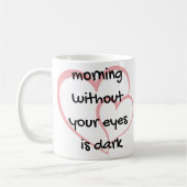 amour romantique tasse (Gauche)