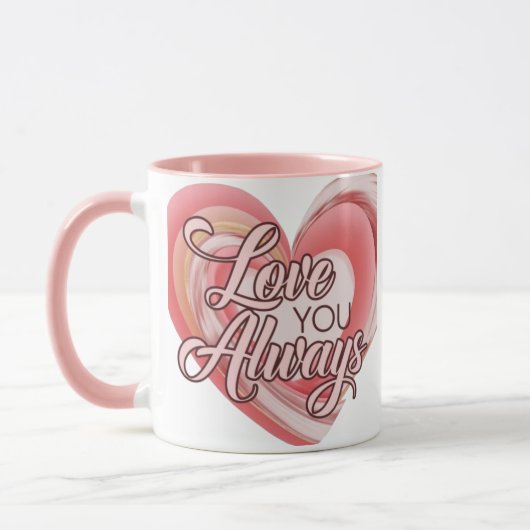 Amour romantique Vous avez toujours Mug Parfait Va (Gauche)