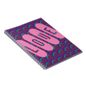 AMOUR ROSE MANDALA CARNET BLEU CLAIR (Côté Droit)
