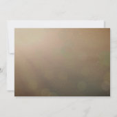 amour rustique arbre pays fiançailles invitations (Dos)