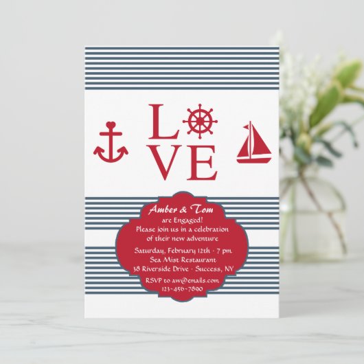 Amour Sailing Invitation (Debout devant)