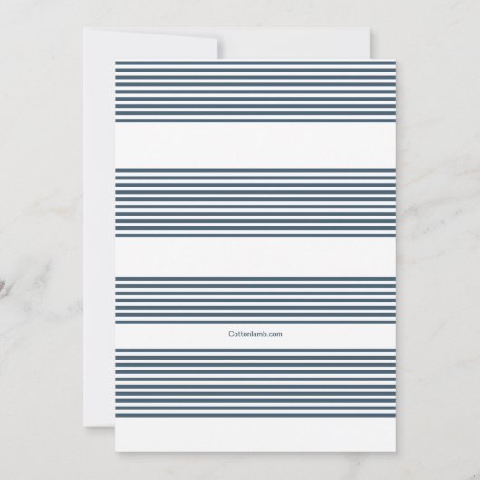 Amour Sailing Invitation (Dos)