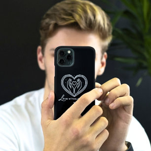 Amour sans limites coque iphone moderne