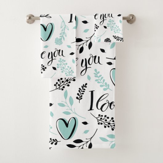 Amour Serviettes De Bain Set (En situation)